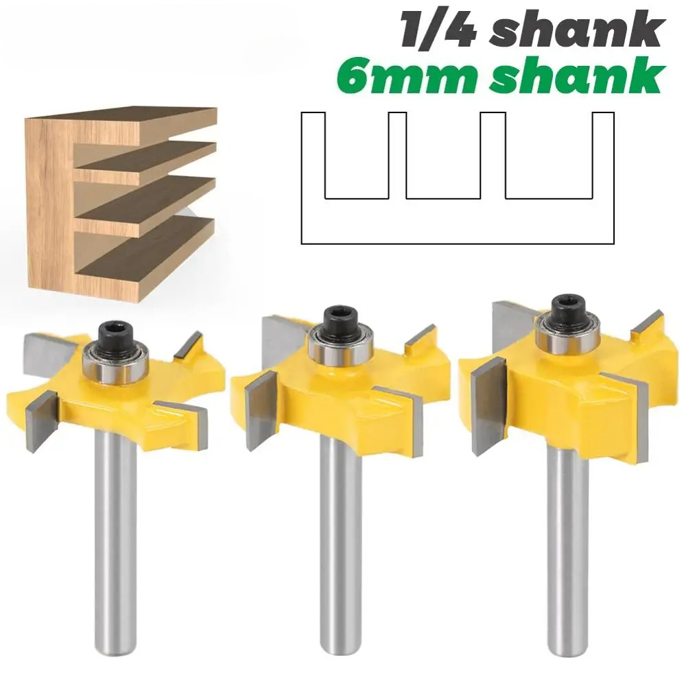 Woodworking Rabbet - 1/3PCS 6mm 1/4