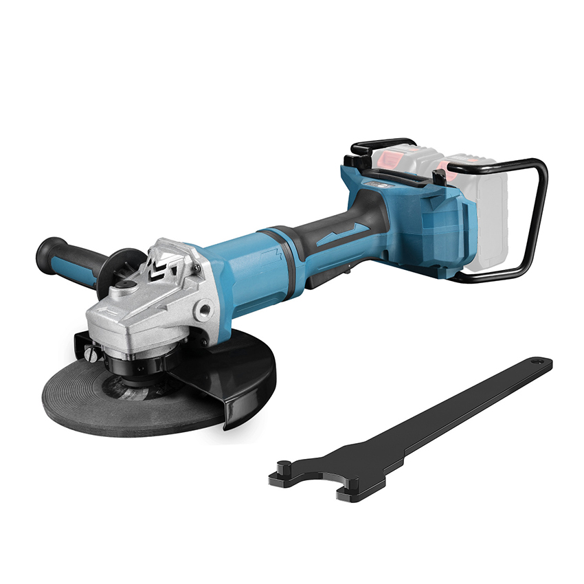 Woodworking Factory - 180mm Brushless Angle Grinder Handheld Cordless