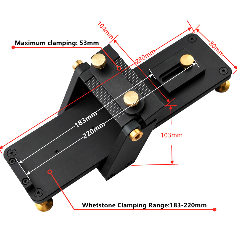 Aluminum Fixed Angle Whetstone - Woodworking Marking Knife recension och pris