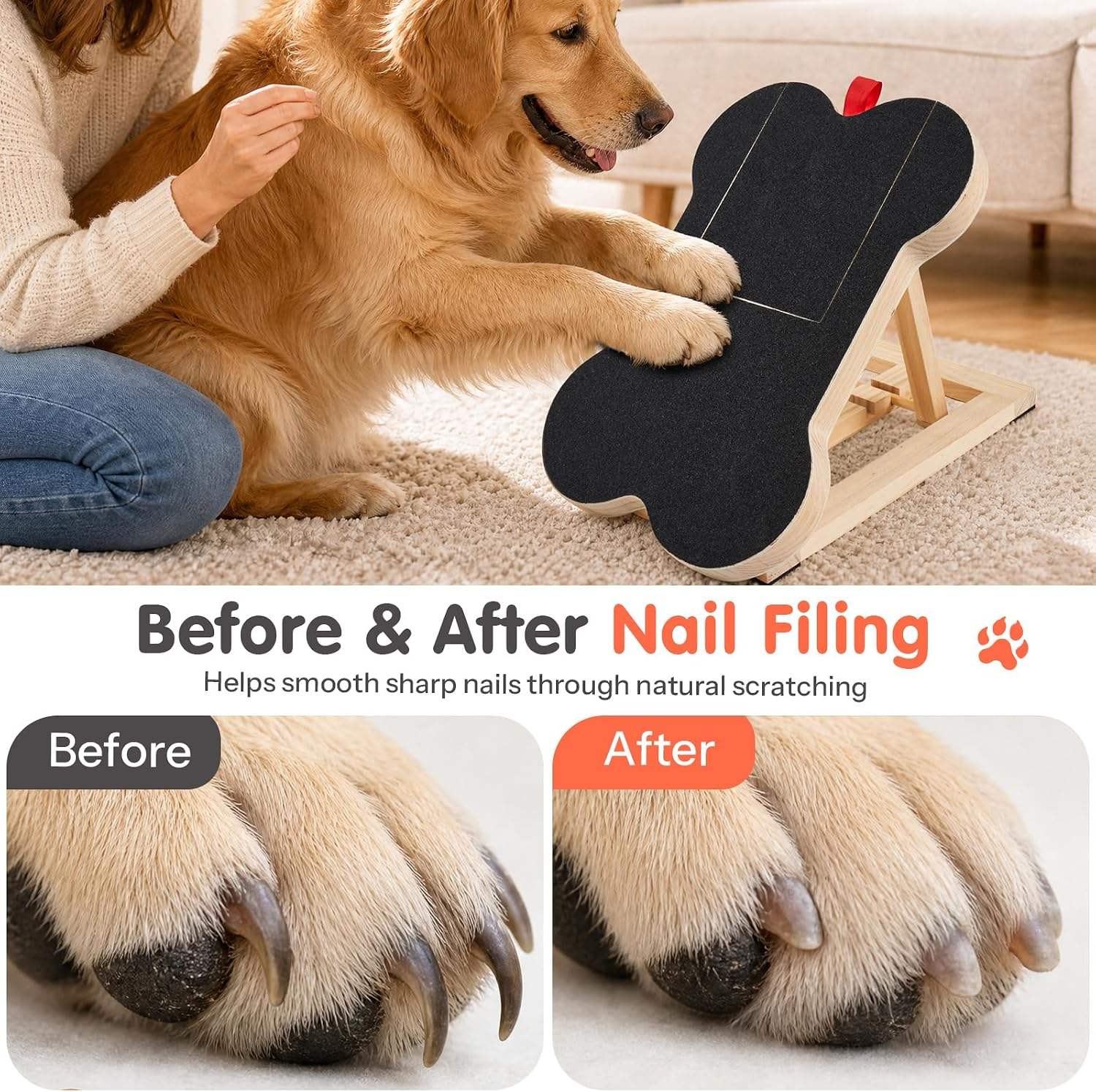 Wooden Dog Nail Scratch Board  - Woodworking Magazine recension och pris