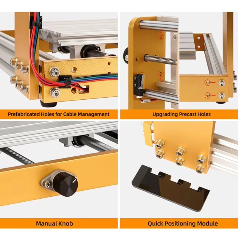 Largest DIY Mini Desktop CNC E - Woodworking Images Free recension och pris