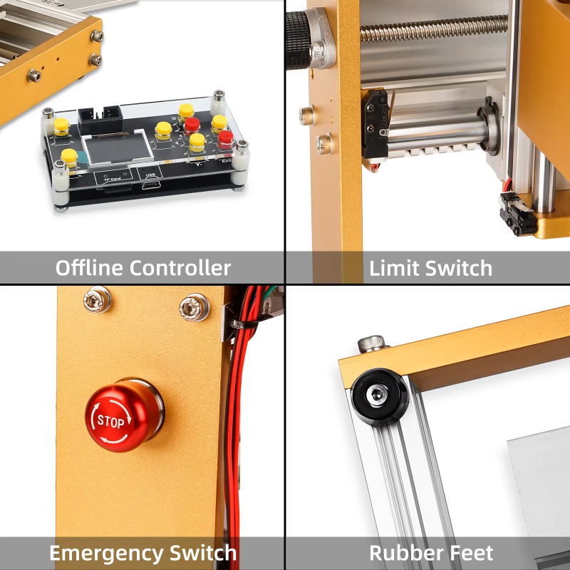 Largest DIY Mini Desktop CNC E - Woodworking Images Free recension och pris