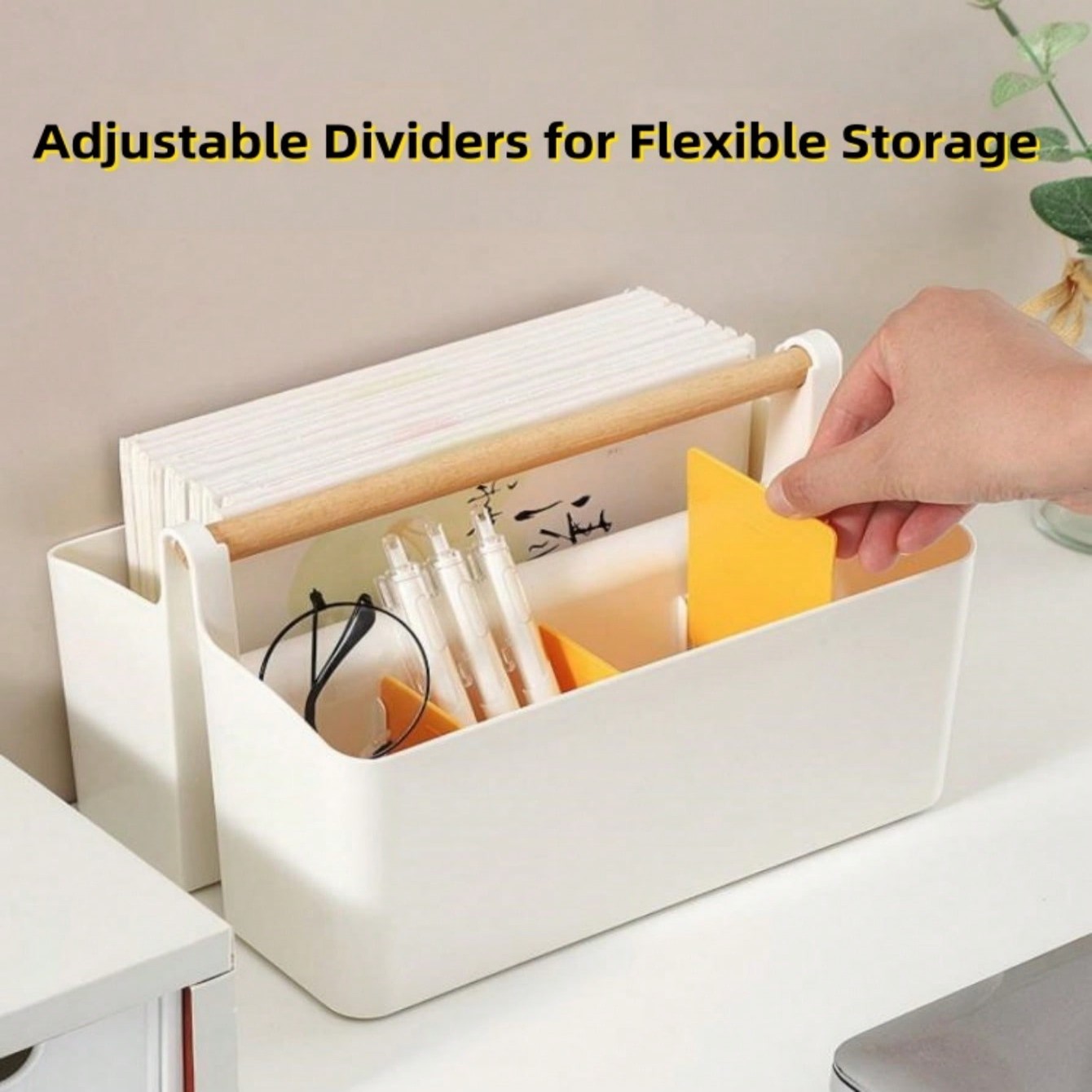 Desktop File Organizer Bin wit - Woodworking Magazine recension och pris
