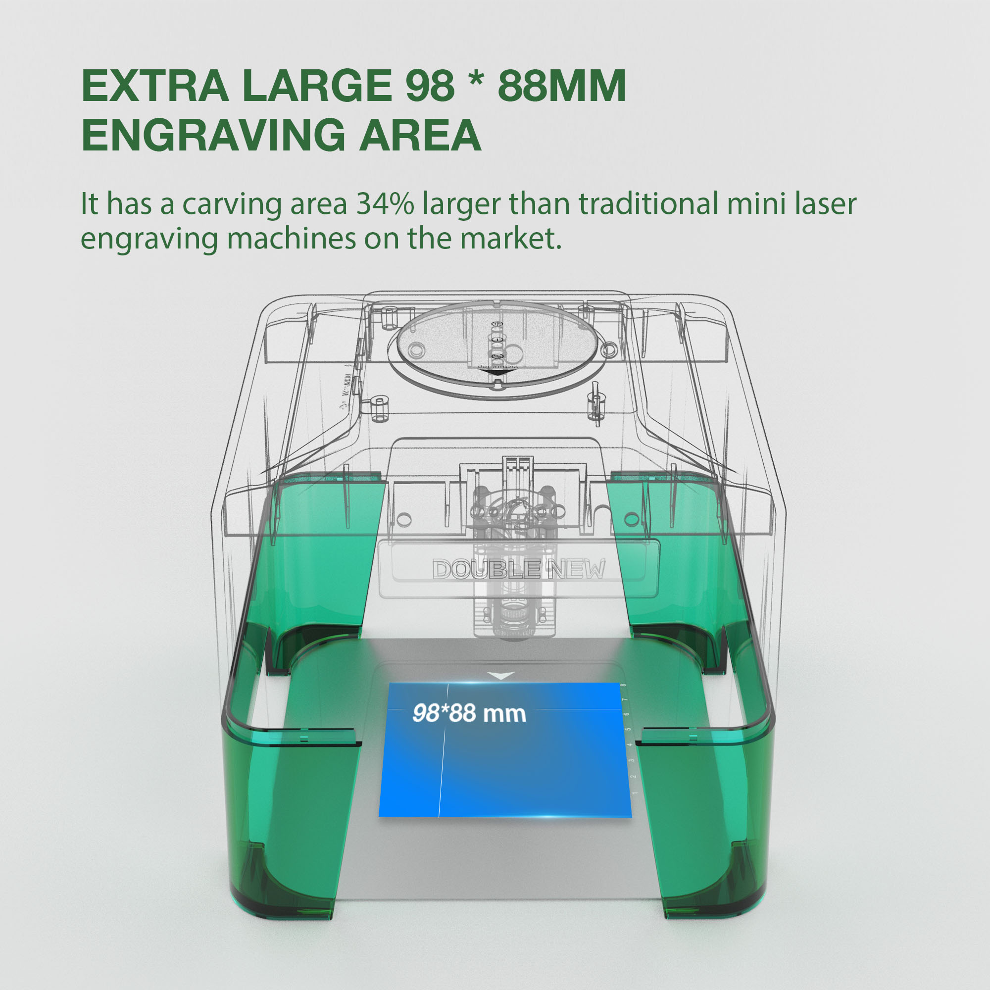 3W Mini Laser Engraver Portabl - Woodworking Logos recension och pris