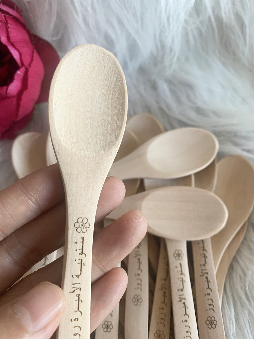 Custom Logo Wooden Spoon Honey - Woodworking Logos recension och pris
