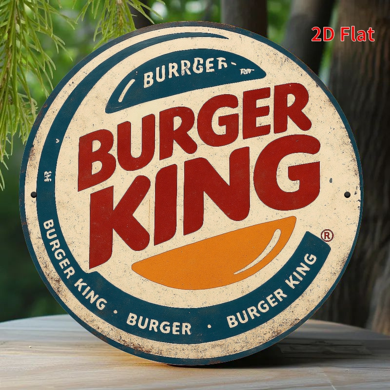 Burger King Retro wooden logo  - Woodworking Logos recension och pris