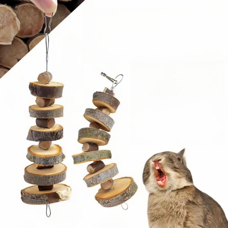 1 pc Random Style Pet Chew Toy - Woodworking Rabbet recension och pris