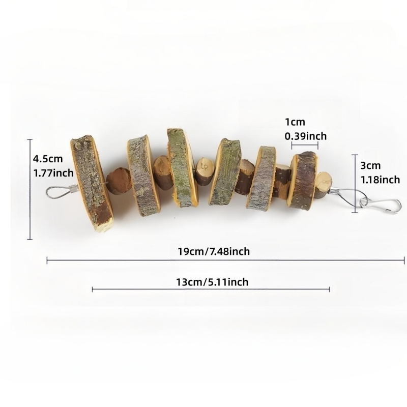 1 pc Random Style Pet Chew Toy - Woodworking Rabbet recension och pris
