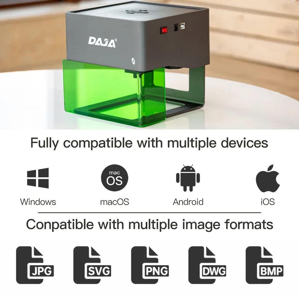 DAJA Laser Engraver CNC DIY DJ - Woodworking Logos recension och pris