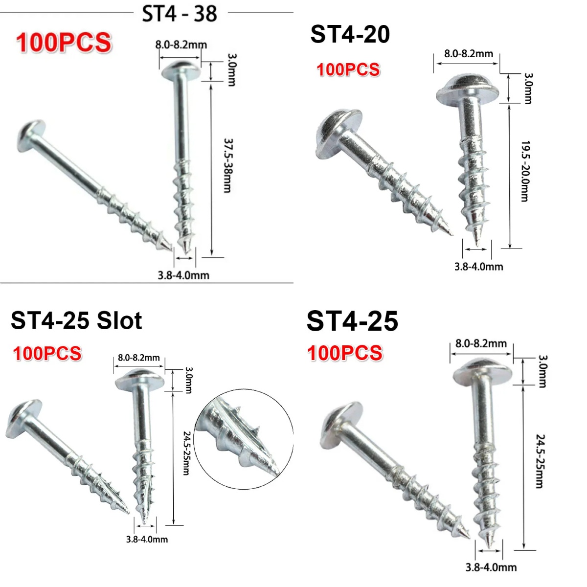 100Pcs Zinc‑Plated Phillips Po - Woodworking Hacks recension och pris