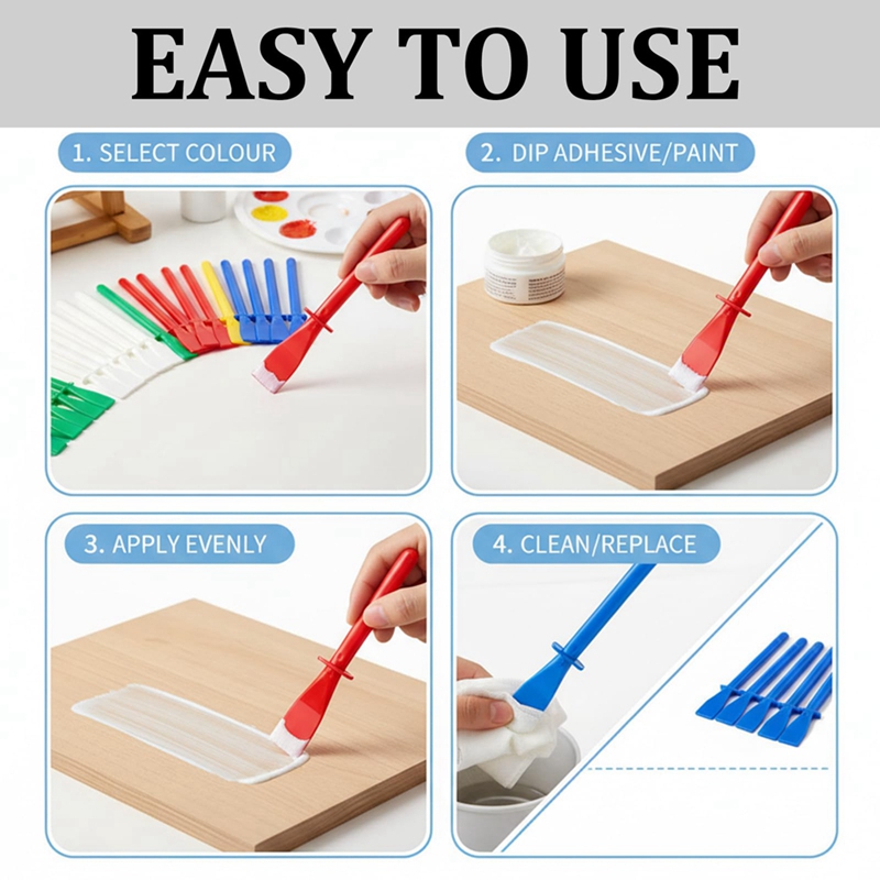 Super Sale 100 PCS Glue Spread - Woodworking Glue Applicator recension och pris