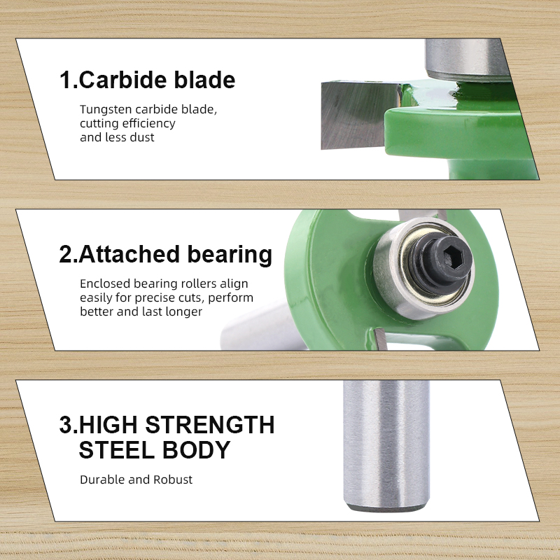 HAMPTON Milling Cutter 8mm Sha - Woodworking Rabbet recension och pris