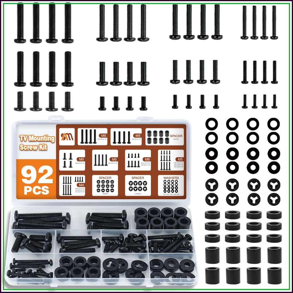 Universal TV Mount Screw Kit 9 - Woodworking Images Free recension och pris