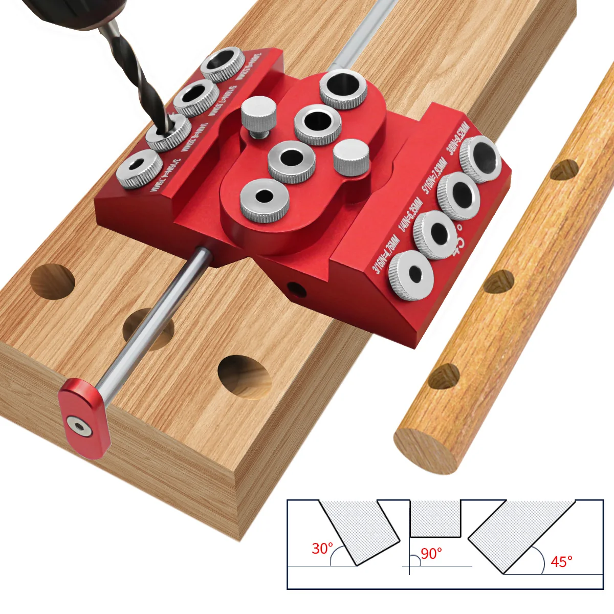 30/45/90 Degree Alloy Degree A - Woodworking Hacks recension och pris